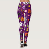Happy Halloween Design Leggings (Rückseite)
