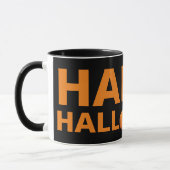 Happy Halloween Design mit Typ Tasse (Links)