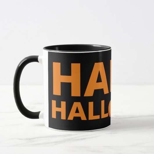 Happy Halloween Design mit Typ Tasse (Links)