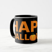 Happy Halloween Design mit Typ Tasse (Vorderseite Links)