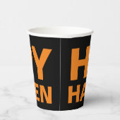 Happy Halloween Design Paper Cup Pappbecher (Rechts)