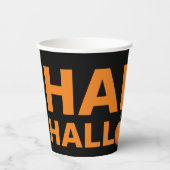 Happy Halloween Design Paper Cup Pappbecher (Vorderseite)