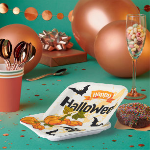 Happy Halloween Design Pappteller