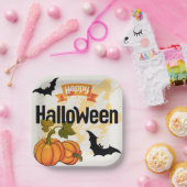 Happy Halloween Design Pappteller (Party)
