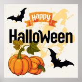Happy Halloween Design Poster (Vorne)