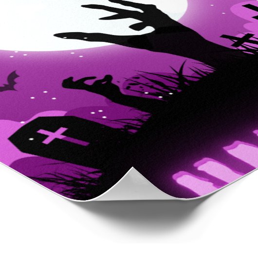 Happy Halloween Design Poster (Ecke)