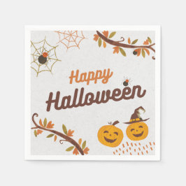Happy Halloween Design Serviette