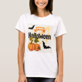 Happy Halloween Design T-Shirt (Vorderseite)