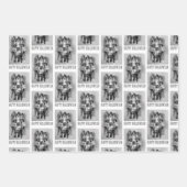 Happy Halloween. Distressed skull Geschenkpapier Set (Vorderseite 2)