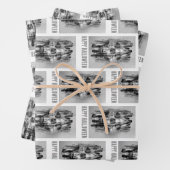 Happy Halloween. Distressed skull Geschenkpapier Set (Beispiel)