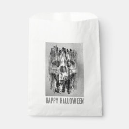 Happy Halloween. Distressed skull Geschenktütchen