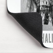 Happy Halloween. Distressed skull Mousepad (Ecke)