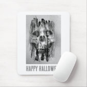Happy Halloween. Distressed skull Mousepad (Mit Mouse)