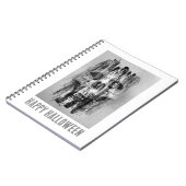 Happy Halloween. Distressed skull Notizblock (Linke Seite)