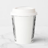 Happy Halloween. Distressed skull Pappbecher (Links)