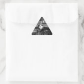 Happy Halloween Dreieckiger Aufkleber (Tasche)