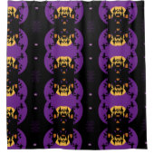 Happy Halloween Duschvorhang (Vorderseite)