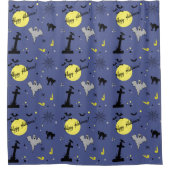 Happy Halloween Duschvorhang (Vorderseite)