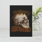 Happy Halloween Einladung (Stehend Vorderseite)