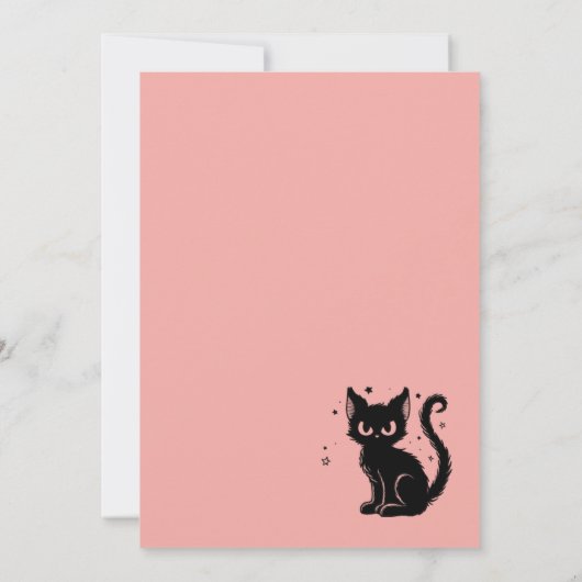 Happy Halloween Einladung (Rückseite)