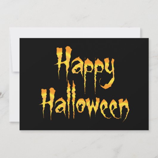 Happy Halloween Einladung (Vorderseite)
