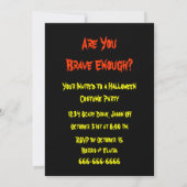 Happy Halloween Einladung (Rückseite)