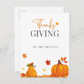 Happy Halloween Einladung Postkarte (Vorne/Hinten)