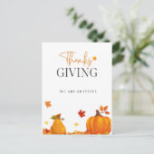 Happy Halloween Einladung Postkarte (Stehend Vorderseite)