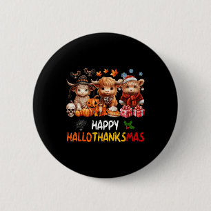 Happy Halloween Erntedank Weihnachtshochland Co Button