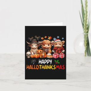Happy Halloween Erntedank Weihnachtshochland Co Karte