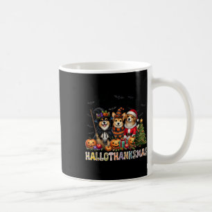 Happy Halloween Erntedank Weihnachtsliebhaber Kaffeetasse