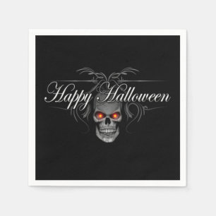 Happy Halloween Evil Skull Serviette