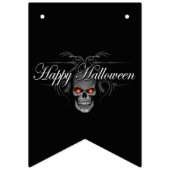 Happy Halloween Evil Skull Wimpelkette (Erste Fahne)