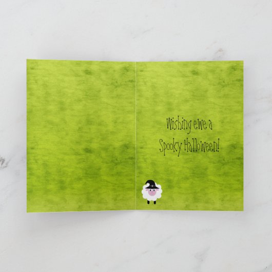 Happy Halloween Ewe Karte (Innenseite)