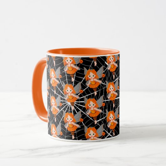 Happy Halloween Fairy Tasse (Vorderseite Links)