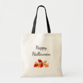 Happy Halloween Fall Foliage Niedlich Trick oder T Tragetasche (Vorne)