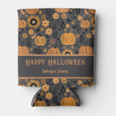 Happy Halloween Fall Pumpkin Family Name Dosenkühler (Vorderseite)