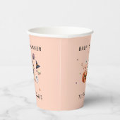 Happy Halloween Family Custom Party Pappbecher (Rechts)