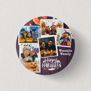 Happy Halloween Family Foto Button