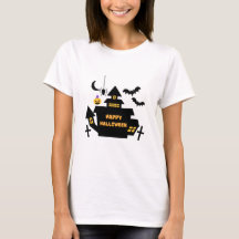 Happy Halloween Family House Ladys T - Shirt