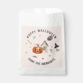 Happy Halloween Family Leckereien Custom Party Geschenktütchen (Vorderseite)