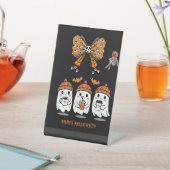 Happy Halloween – fantômes café mignons Sockelschild (In SItu)