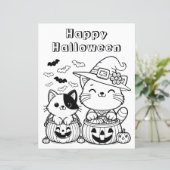 Happy Halloween | Farbseite (Stehend Vorderseite)