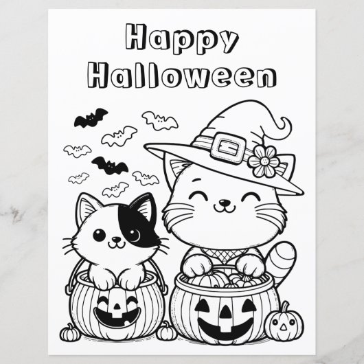 Happy Halloween | Farbseite (Vorderseite)