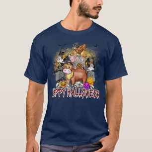 Happy Halloween Farm Tiere Spuk House JackOLa T-Shirt