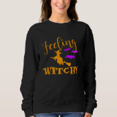 Happy Halloween Feeling Witchy Sweatshirt (Vorderseite)