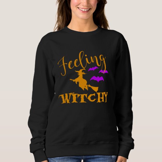 Happy Halloween Feeling Witchy Sweatshirt (Vorderseite)