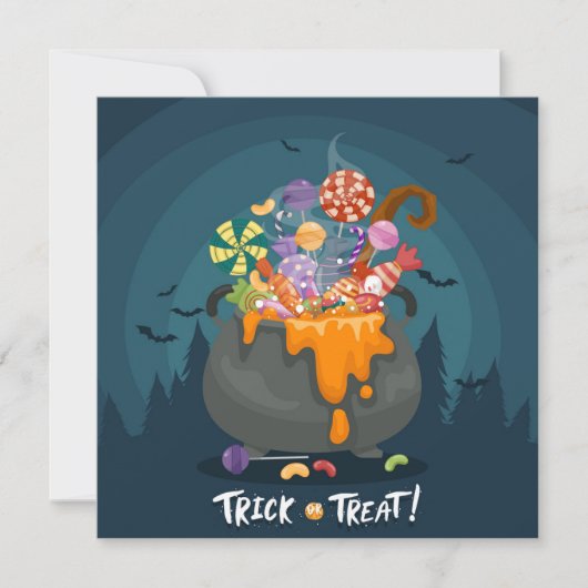 Happy Halloween Feiertagskarte (Vorderseite)