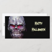 Happy Halloween Feiertagskarte (Vorne/Hinten)