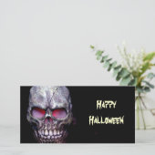 Happy Halloween Feiertagskarte (Stehend Vorderseite)